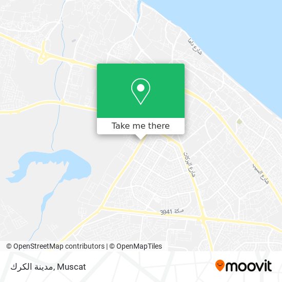 مدينة الكرك map