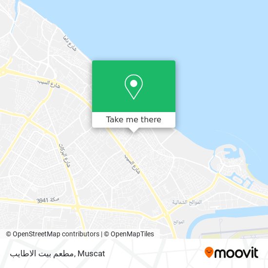 مطعم بيت الاطايب map