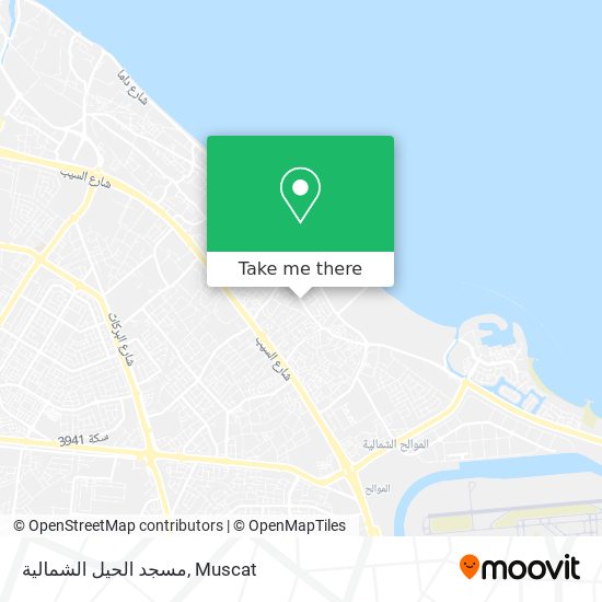 مسجد الحيل الشمالية map