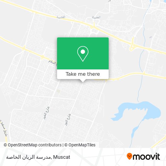 مدرسة الريان الخاصة map