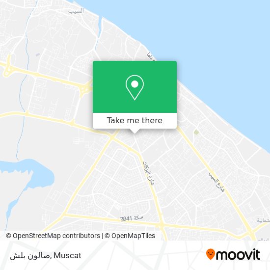 صالون بلش map