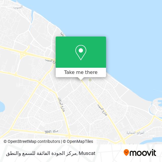 مركز الجودة الفائقة للسمع والنطق map