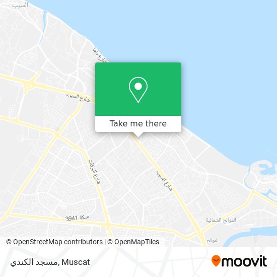 مسجد الكندي map