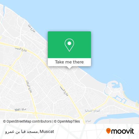 مسجد قبا بن عمرو map