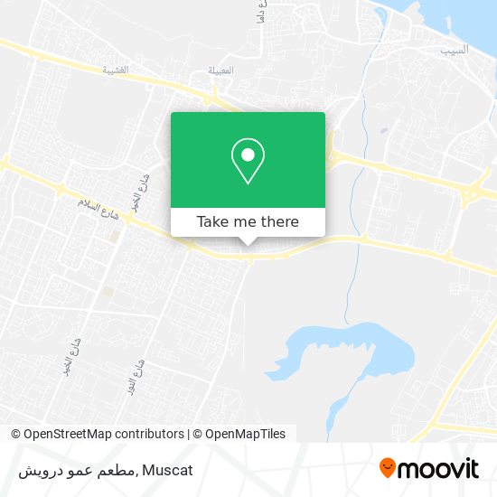 مطعم عمو درويش map