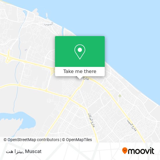 بيتزا هت map