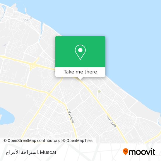 استراحة الأفراح map