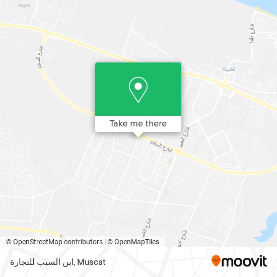 ابن السيب للتجارة map