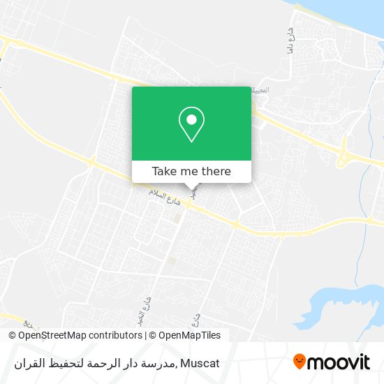 مدرسة دار الرحمة لتحفيظ القران map