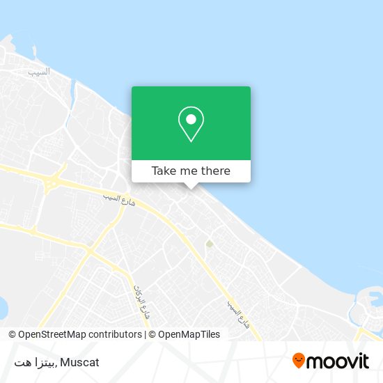 بيتزا هت map