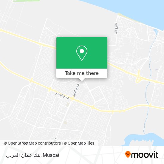 بنك عمان العربي map