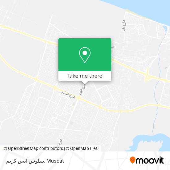 بيبلوس آيس كريم map