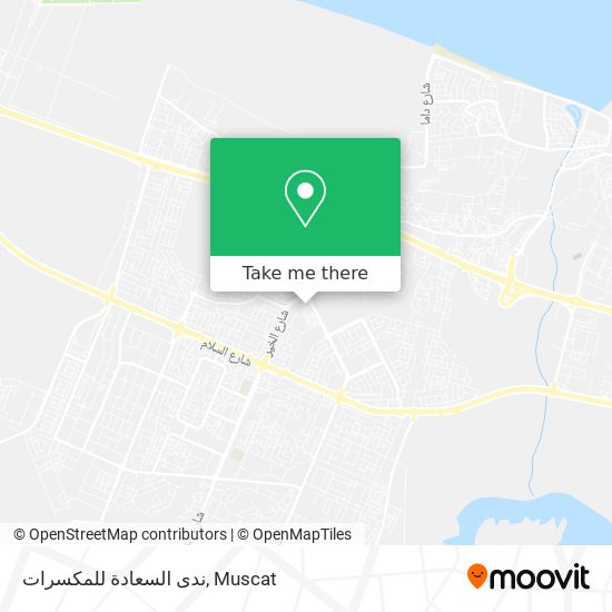 ندى السعادة للمكسرات map