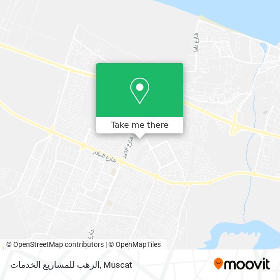 الزهب للمشاريع الخدمات map