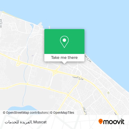 الفريدة للخدمات map