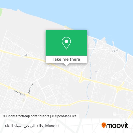 خالد الربخي لمواد البناء map