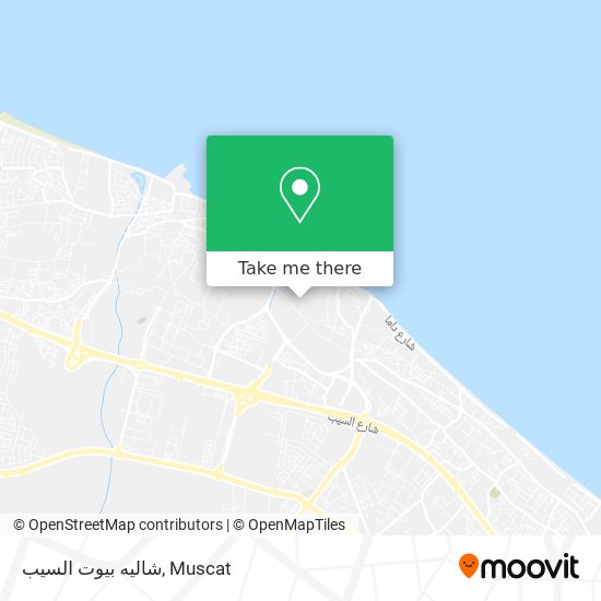 شاليه بيوت السيب map