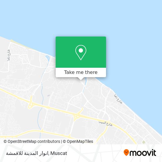 انوار المدينة للاقمشة map