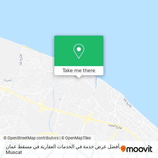 أفضل عرض خدمة في الخدمات العقارية في مسقط عمان map