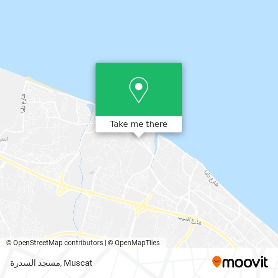 مسجد السدرة map