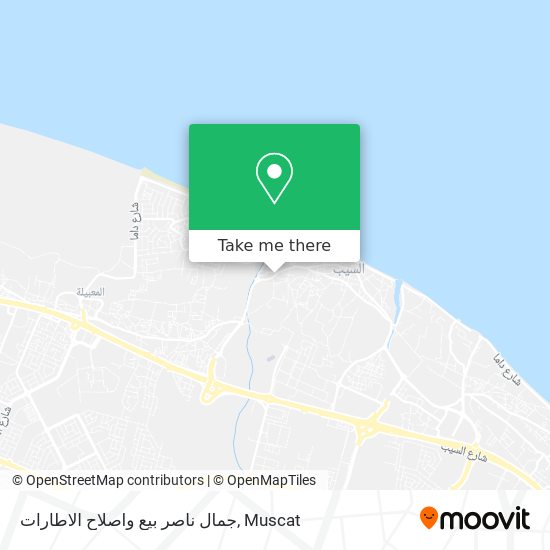 جمال ناصر بيع واصلاح الاطارات map
