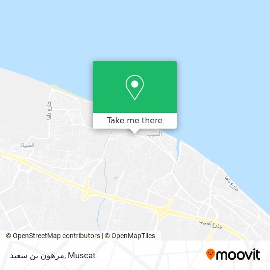 مرهون بن سعيد map