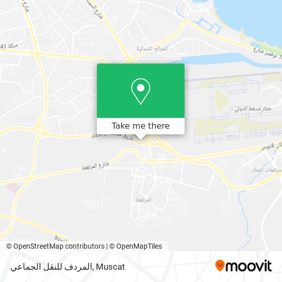 المردف للنقل الجماعي map