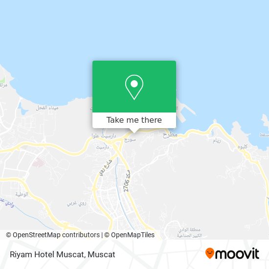 Riyam Hotel Muscat map