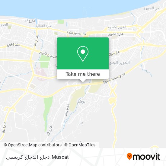 دجاج الدجاج كريسبي map