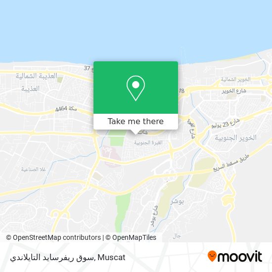 سوق ريفرسايد التايلاندي map