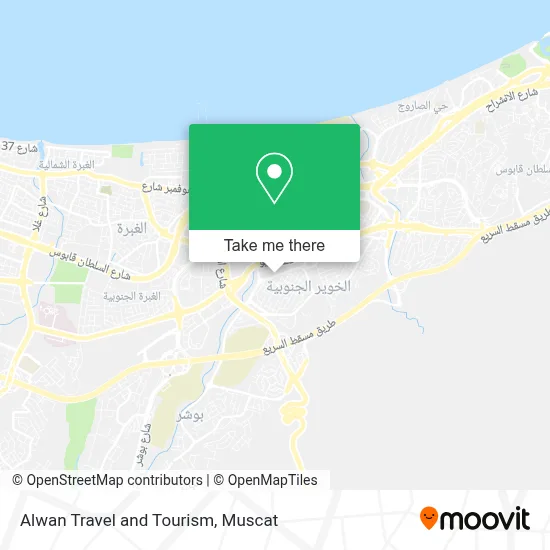 Alwan Travel and Tourism map