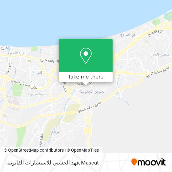 فهد الحسني للاستشارات القانونية map