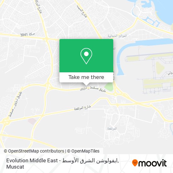 Evolution Middle East - ايفولوشن الشرق الأوسط map