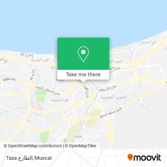 Taza الطازج map