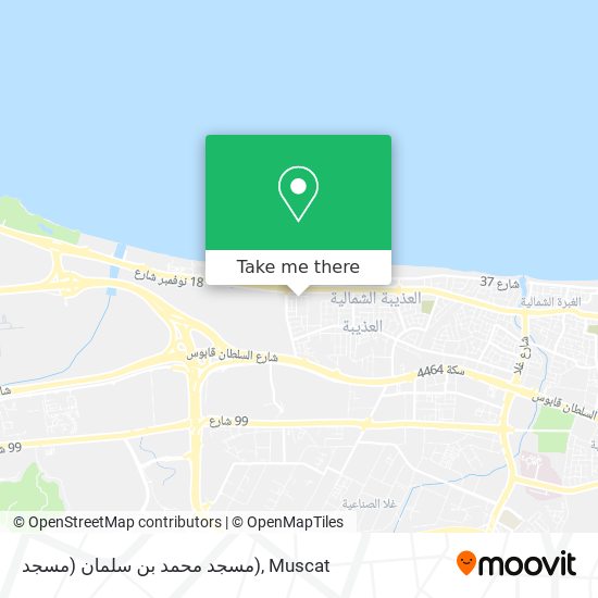 مسجد محمد بن سلمان map