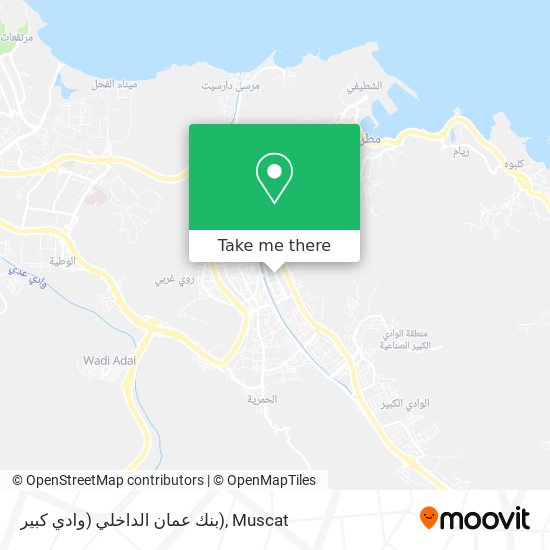 بنك عمان الداخلي (وادي كبير) map