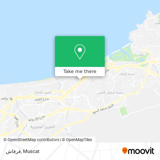 قرقاش map