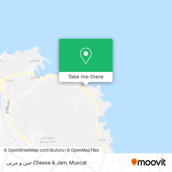 جبن و مربى Cheese & Jam map