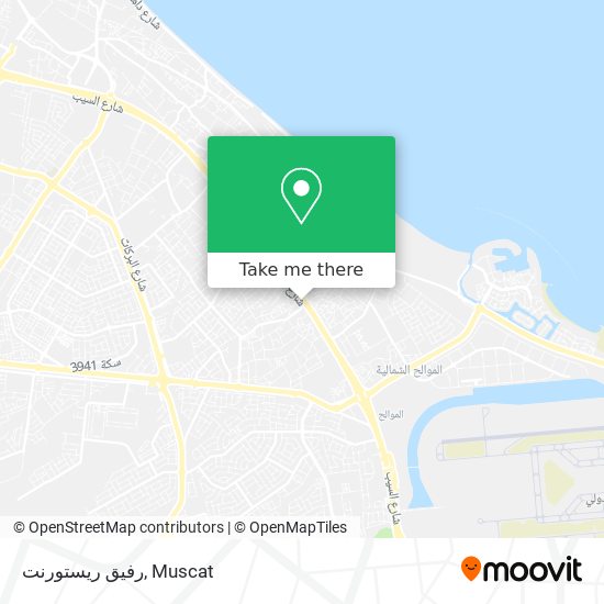 رفيق ريستورنت map