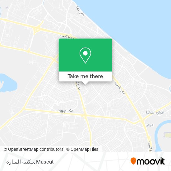 مكتبة المنارة map