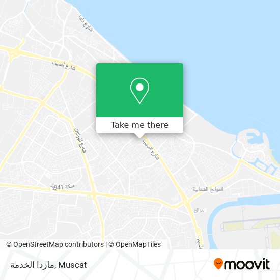 مازدا الخدمة map