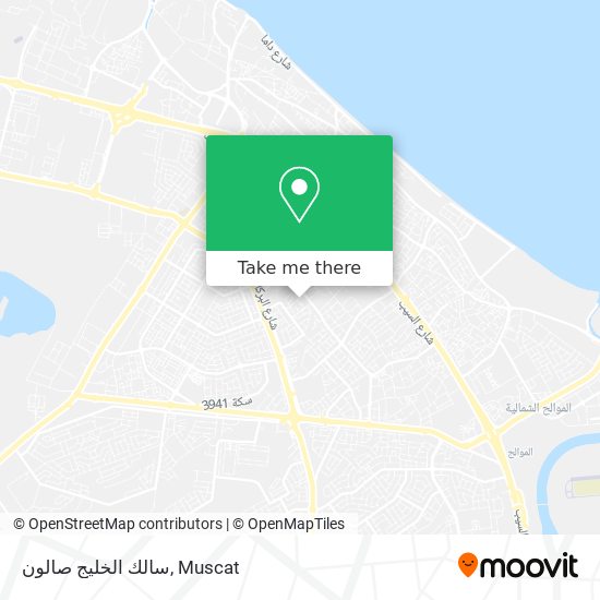 سالك الخليج صالون map