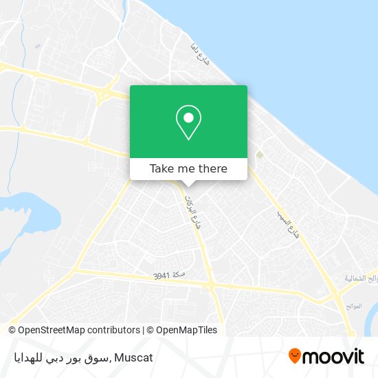 سوق بور دبي للهدايا map