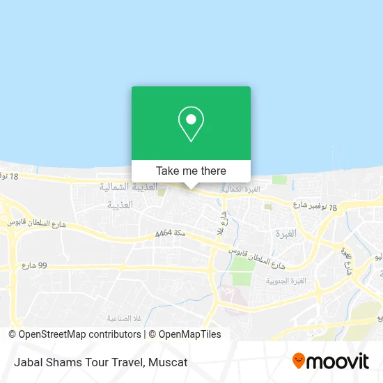 Jabal Shams Tour Travel map