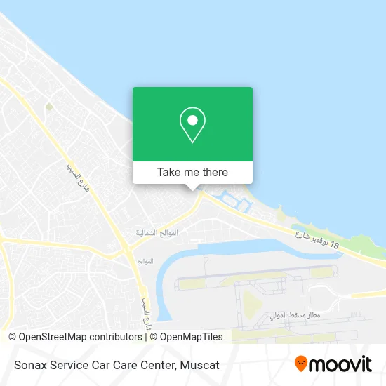 Sonax Service Car Care Center map