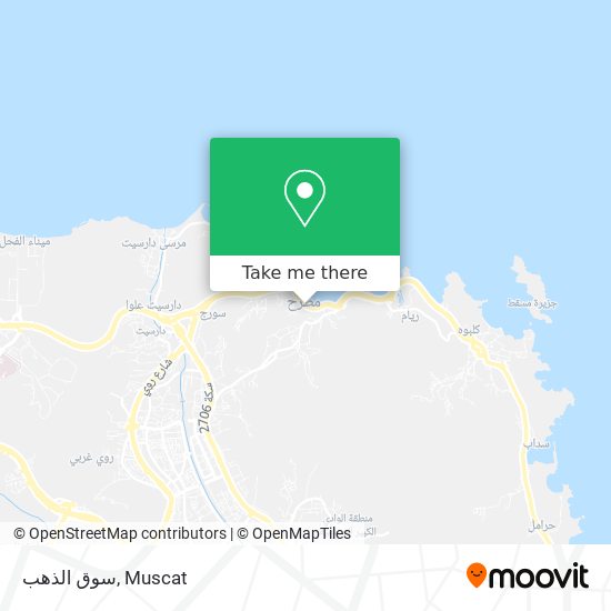 سوق الذهب map