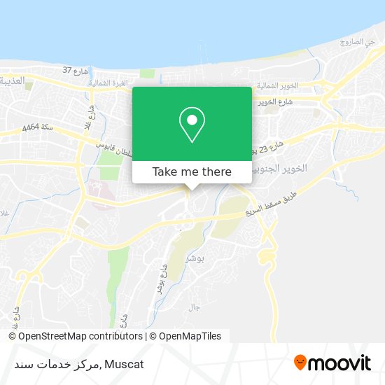 مركز خدمات سند map