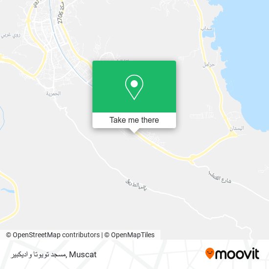 مسجد تويوتا واديكبير map