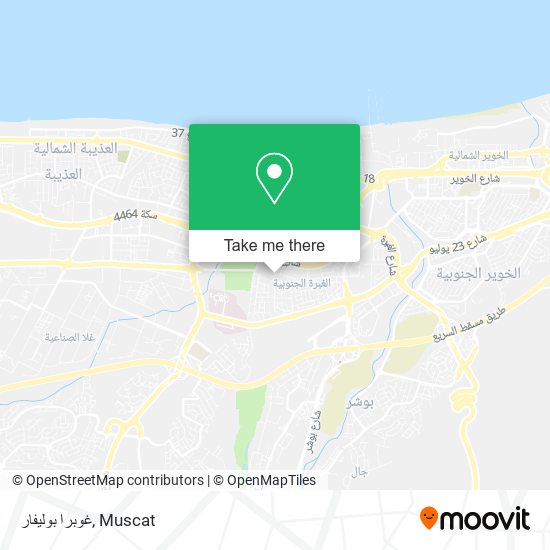 غوبرا بوليفار map