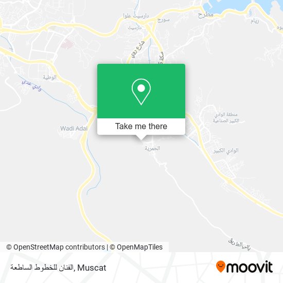 الفنان للخطوط الساطعة map